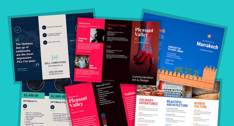 Benefits of brochures in Marketing
